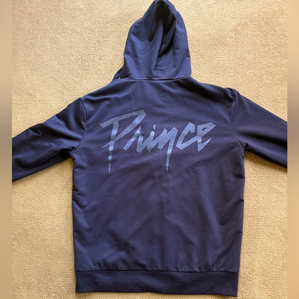 The Prince Estate Official & Approved Purple Rain Zip Up Jacket Hoodie